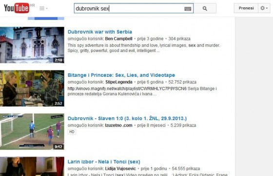 Sex oglasnik dubrovnik