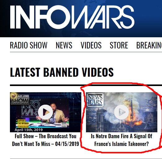 Screenshot/infowars