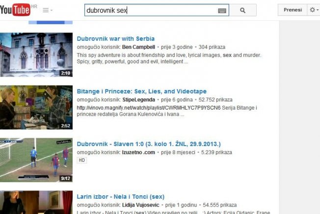 Dubrovnik sex oglasnik Oglasi Dubrovnik